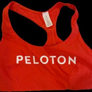Peloton X Lululemon Sports Bra red Size 8